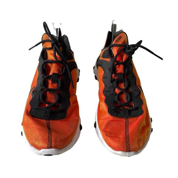 Nike React Element 55 Premium Sunrise Orange Shimmer 10 EUC - Picture 6 of 11